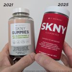Gummies Morosil It Works (2021 vs 2025) : Avant / Après : Ancien et nouveau packaging.