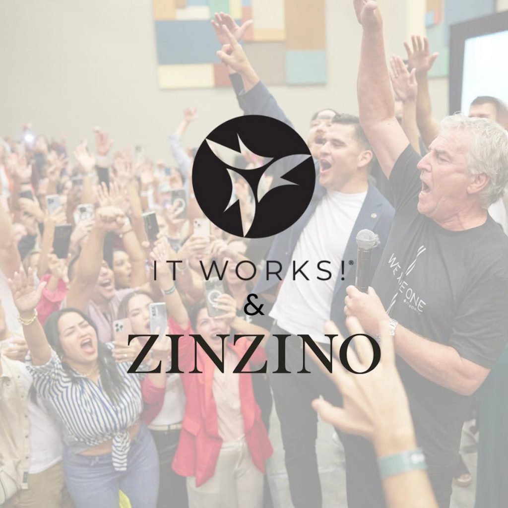 Logos des marques It Works et Zinzino après l’annonce de leur fusion Logos des marques It Works et Zinzino après l’annonce de leur fusion