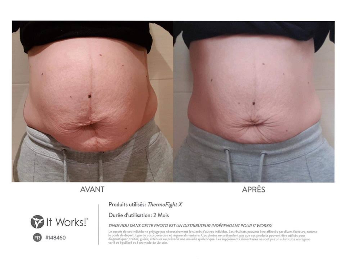 it works perte de poids avant apres 2 mois